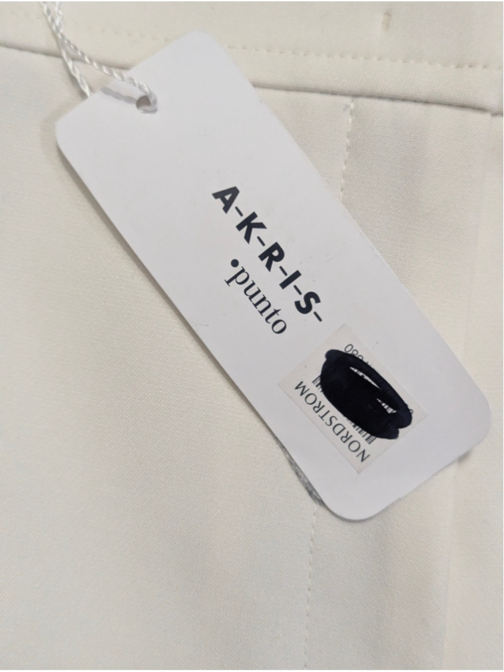Akris Punto Cream Kick Flare Crop Trousers Size 10 - Picture 9 of 16